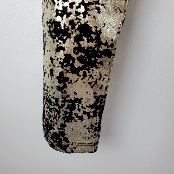 NWT Meraki Gold Black Velvet Wrap Top size M - Picture 10 of 16